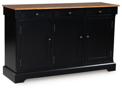Wildenauer - Brown / Black - Dining Room Buffet - Simple Home Plus