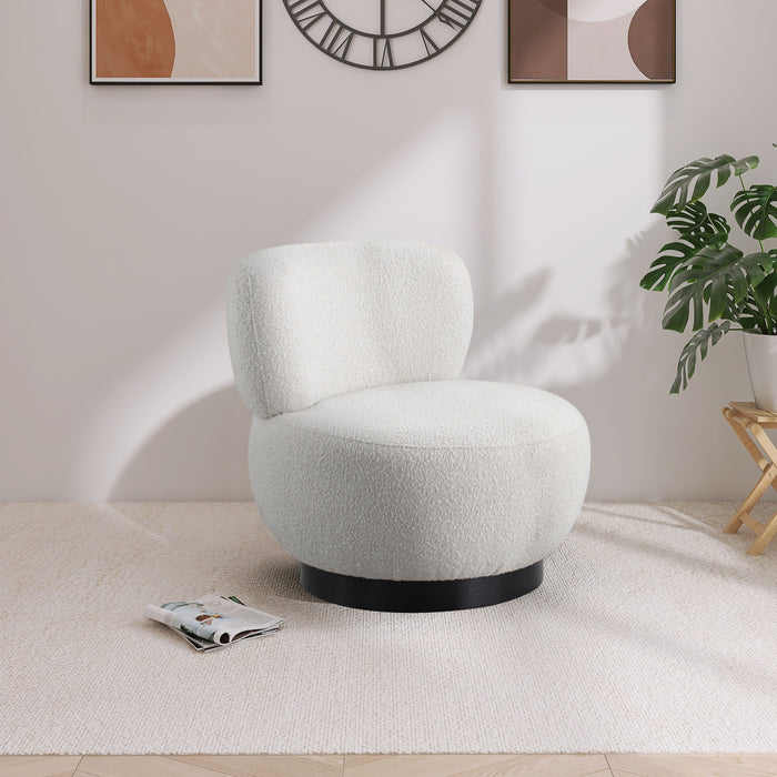 Calais - Accent Chair With Black Base - Simple Home Plus
