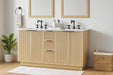 Willard - Engineered Stone And Solid Wood Bathroom Vanity - Simple Home Plus