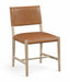Andie - Vegan Leather Upholstered Dining Chair (Set of 2) - Natural Base - Simple Home Plus