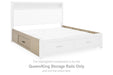 Calmoro - Queen/King Storage Rails - Gray - Simple Home Plus