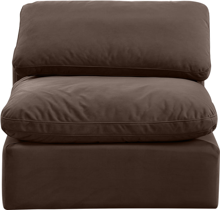 Indulge - Velvet Armless Chair - Simple Home Plus