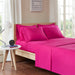Queen Sheet Set With Side Storage Pockets - Pink - Simple Home Plus