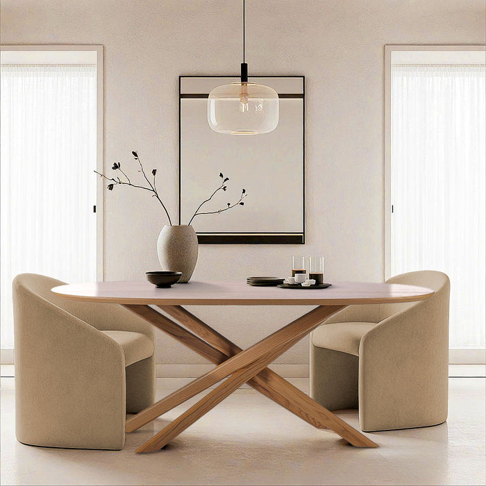 Pierre - Dining Table - Sand - Simple Home Plus