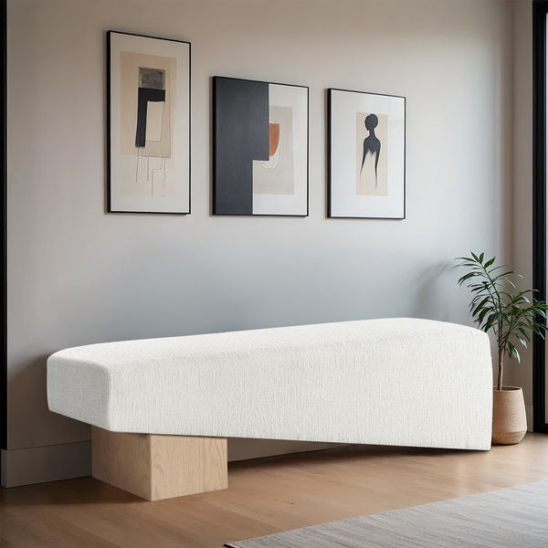 Alora - Bench - Light Brown Base