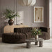 Rummi - Velvet Performance Fabric Upholstered 3 Piece Modular Sectional - Simple Home Plus