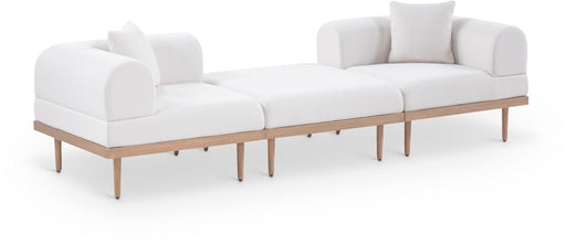 Laguna - 3 Piece 106.5" Outdoor Patio Modular Sofa With Backless Seat - Simple Home Plus