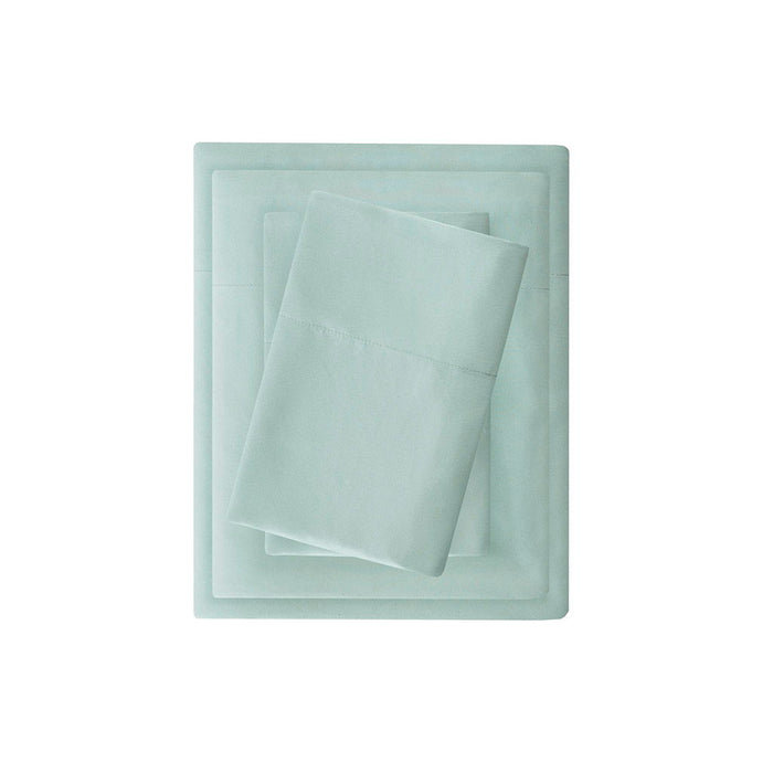 Queen All Season Moisture Wicking Lightweight Sheet Set - Seafoam - Simple Home Plus