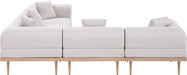 Laguna - 5 Piece 106.5" Upholstered Outdoor Patio Modular Sectional - Simple Home Plus