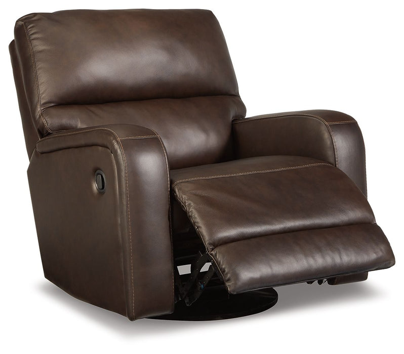 Emberla - Coffee - Swivel Glider Recliner - Simple Home Plus
