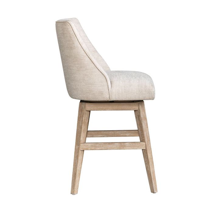 Winfield - Swivel Counter Stool - Gray - Simple Home Plus