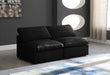 Plush - Modular Armless 2 Seat Sofa - Simple Home Plus