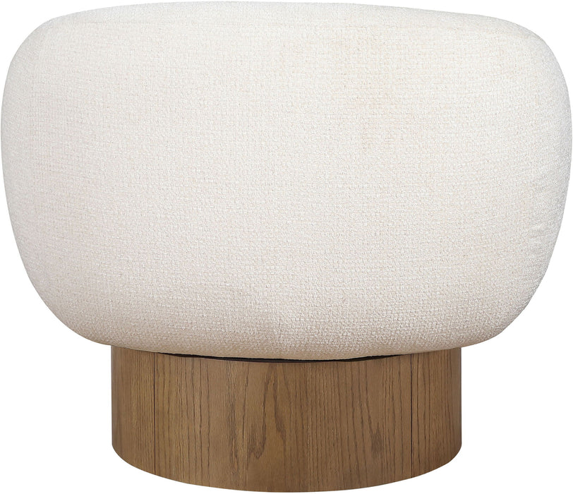 Avella - Interwoven Fabric Swivel Accent Chair