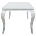 Carone - Rectangular Glass Top Dining Table - Simple Home Plus