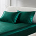 Satin - King Luxury Pillowcases (Set of 2) - Emerald - Simple Home Plus