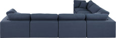 Comfy - 6 Piece Linen Modular Corner Sectional - Simple Home Plus