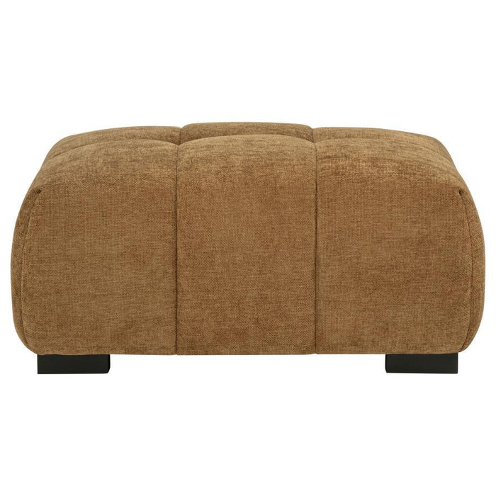 Octavia - Fabric Rectangular Upholstered Ottoman - Simple Home Plus
