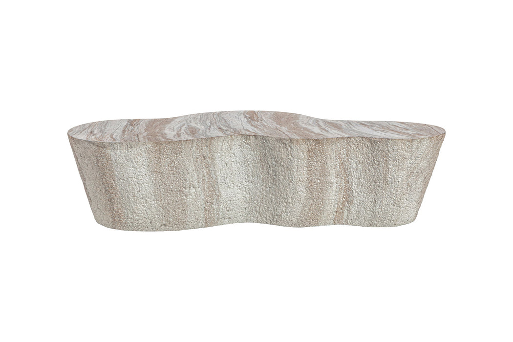 Velora - Indoor Outdoor Coffee Table - Oasis Concrete Finish