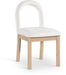 Conrad - Velvet Dining Chair With Natural Legs - Simple Home Plus