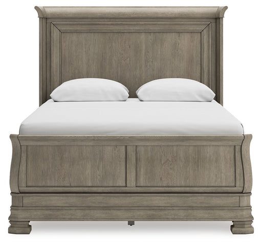 Lexorne - Sleigh Bed - Simple Home Plus