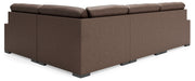 Calden - 4-Piece Sectional - Chocolate - Simple Home Plus