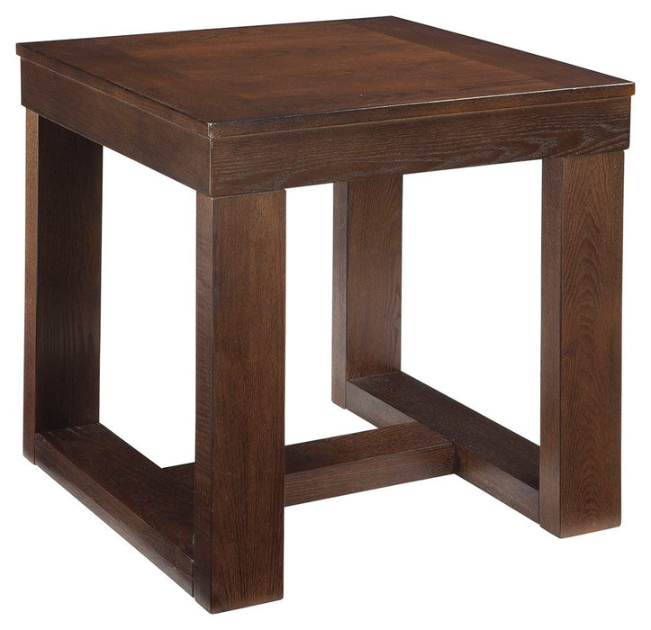 Watson - Dark Brown - Square End Table - Simple Home Plus
