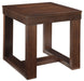 Watson - Dark Brown - Square End Table - Simple Home Plus