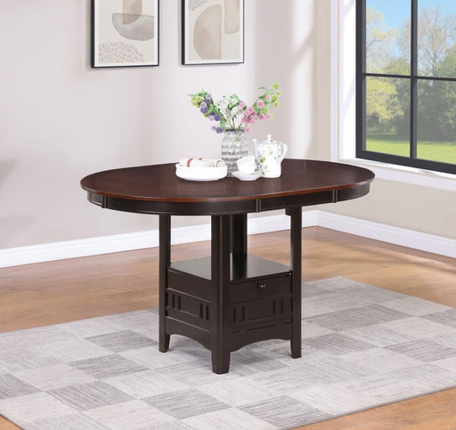 Lavon - Oval Extension Counter Dining Table - Light Chestnut - Simple Home Plus
