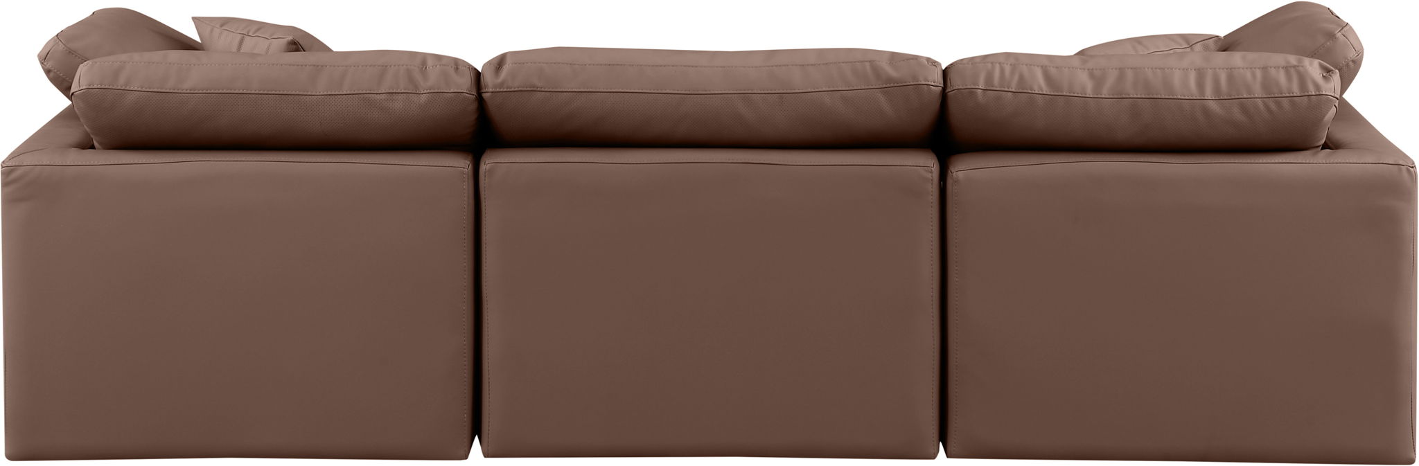 Indulge - Faux Leather 3 Seat Modular Sofa - Simple Home Plus