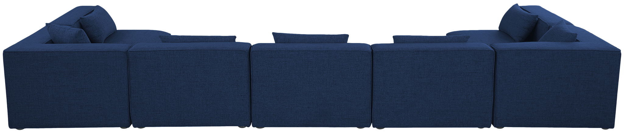 Cube - Linen 7 Piece Modular U-Shaped Sectional - Simple Home Plus