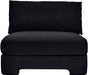 Hammond - Velvet Performance Fabric Upholstered Armless Chair - Simple Home Plus