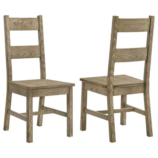 Cardova - Solid Wood Dining Side Chair (Set of 2) - Vineyard Oak - Simple Home Plus