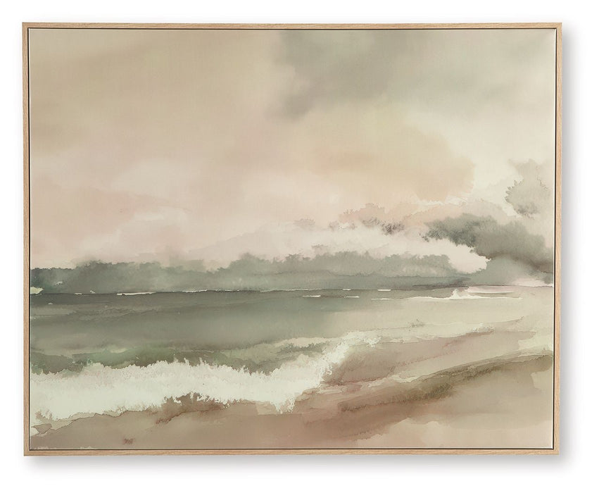 Vallus - Wall Art - Blush / Green / Gray - Simple Home Plus