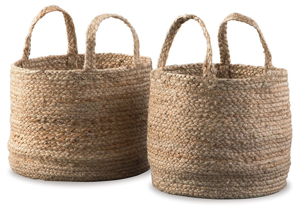 Brayton - Basket Set (Set of 2) - Natural - Simple Home Plus