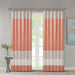 Amherst - Polyoni Pintuck Window Panel - Coral - Simple Home Plus