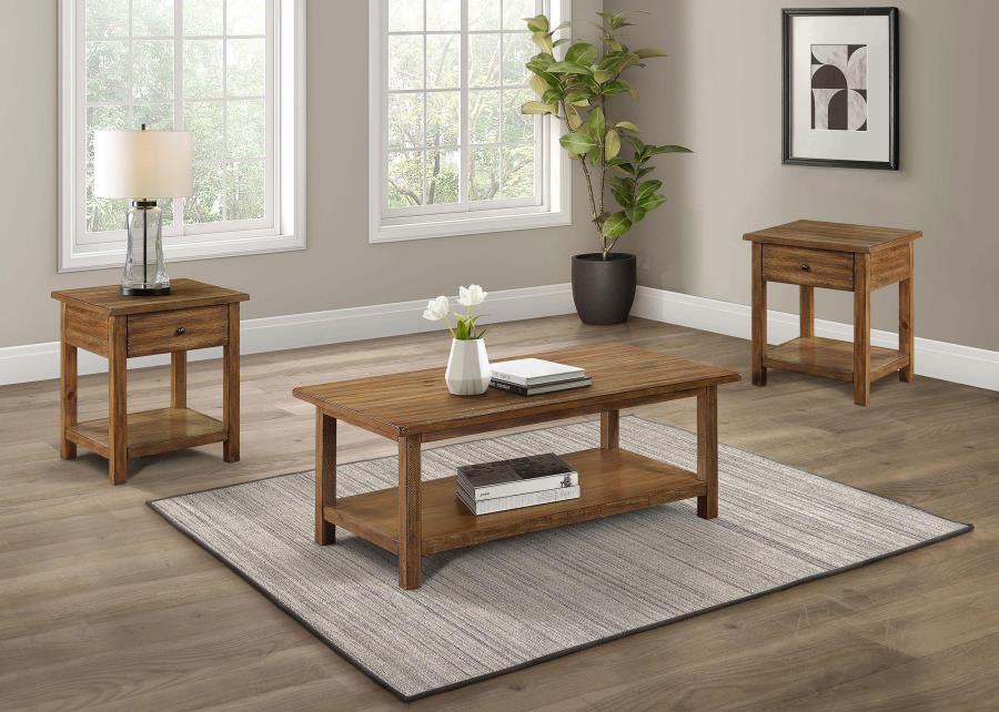 Payne - Coffee And 1-Drawer End Table Set - Simple Home Plus