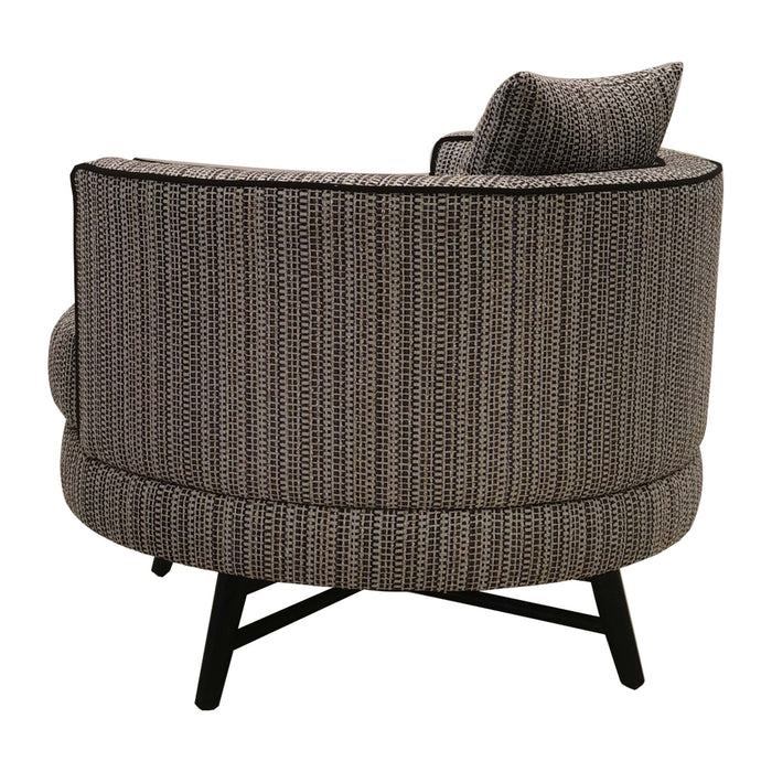 Harper - Swivel Chair - Stripe / Multi - Simple Home Plus