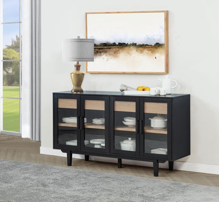 Middleton - 4-Door Sideboard Server With Dual Drawers - Simple Home Plus