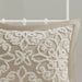 Sabrina - 3 Piece Tufted Bedspread Set - Taupe - Simple Home Plus