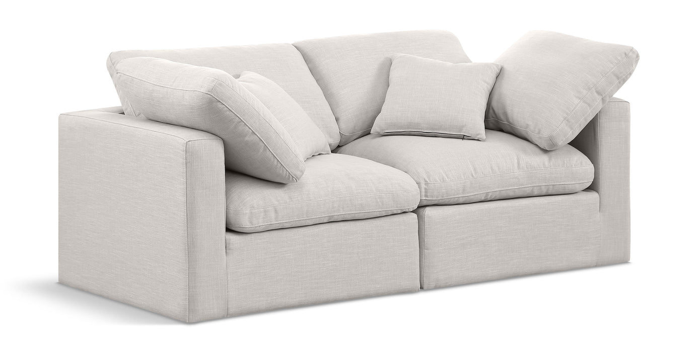 Indulge - Linen 2 Seat Modular Sofa - Simple Home Plus