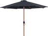 Fiji - Aluminum Patio Umbrella With Square White And Teak Base - Simple Home Plus