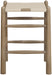 Santos - Backless Counter Stool With Stained Brown Base - Simple Home Plus