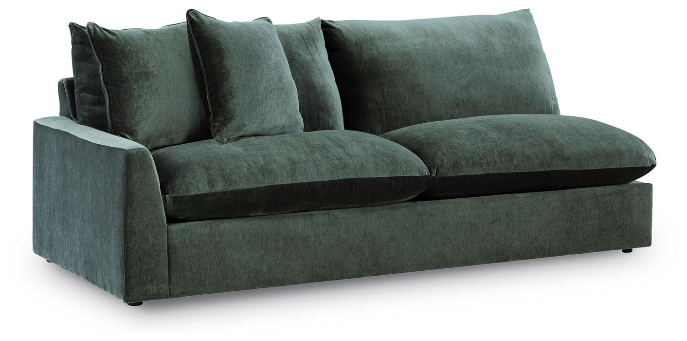 Carriage View - LAF Sofa - Jade - Simple Home Plus