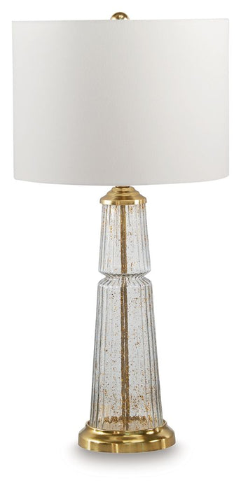 Bakersboro - Clear / Gold Finish - Glass Table Lamp - Simple Home Plus