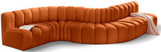 Arc - Velvet 7 Piece Modular Sofa - Simple Home Plus