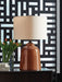 Aaleahya - Rust - Glass Table Lamp - Simple Home Plus