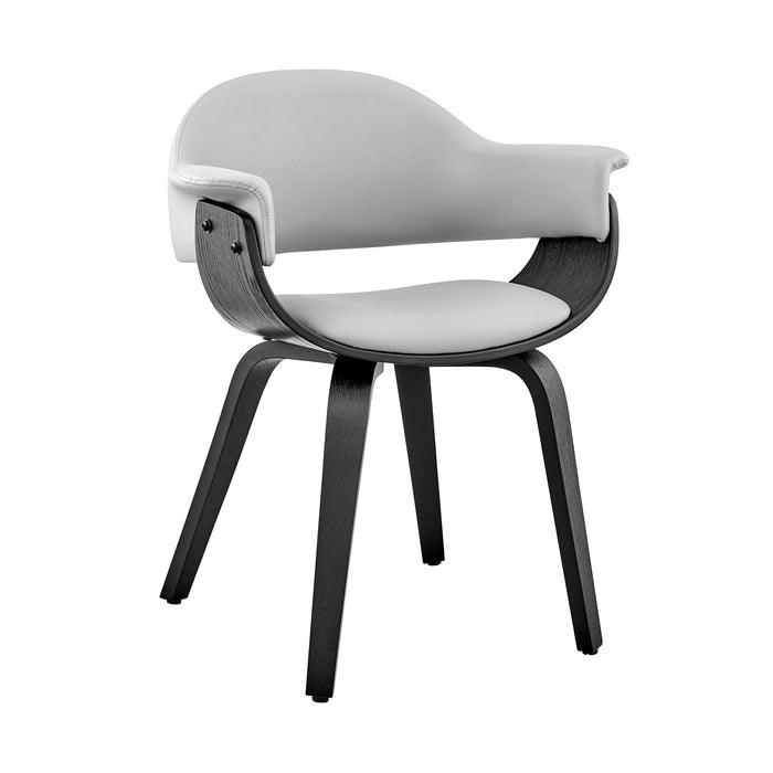 Adalyn - Dining Room Accent Chair With Black Frame - Simple Home Plus
