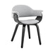Adalyn - Dining Room Accent Chair With Black Frame - Simple Home Plus