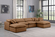 Indulge - Faux Leather 6 Piece Modular Double Chaise Sectional - Simple Home Plus