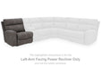 Next-Gen Durapella - Laf Zero Wall Power Recliner - Slate - Simple Home Plus